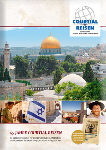 Sonder-Studienreise nach Israel
mit Besuch des Opera Festival Masada
vom 11.06.-16.06.2014