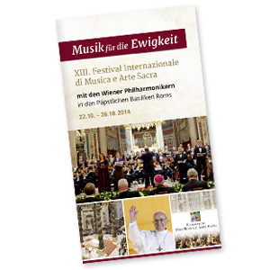 Das XIII. Festival Internazionale di Musica e Arte Sacra übersichtlich und detailliert auf 8 Seiten präsentiert.