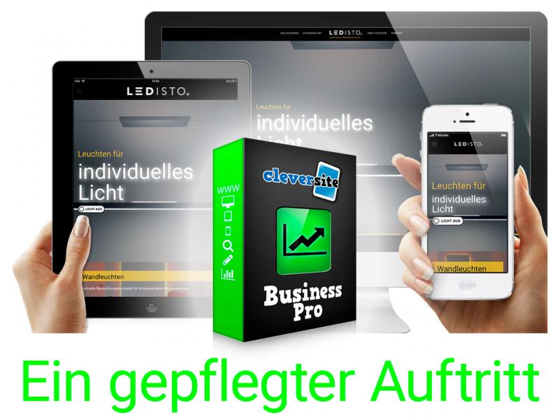 Website-als-Service von Cleversite: Ein gepflegter Auftritt