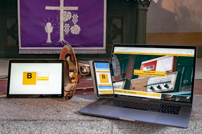 Bandbee, die Musiker-App für Auftritt und Probenverwaltung