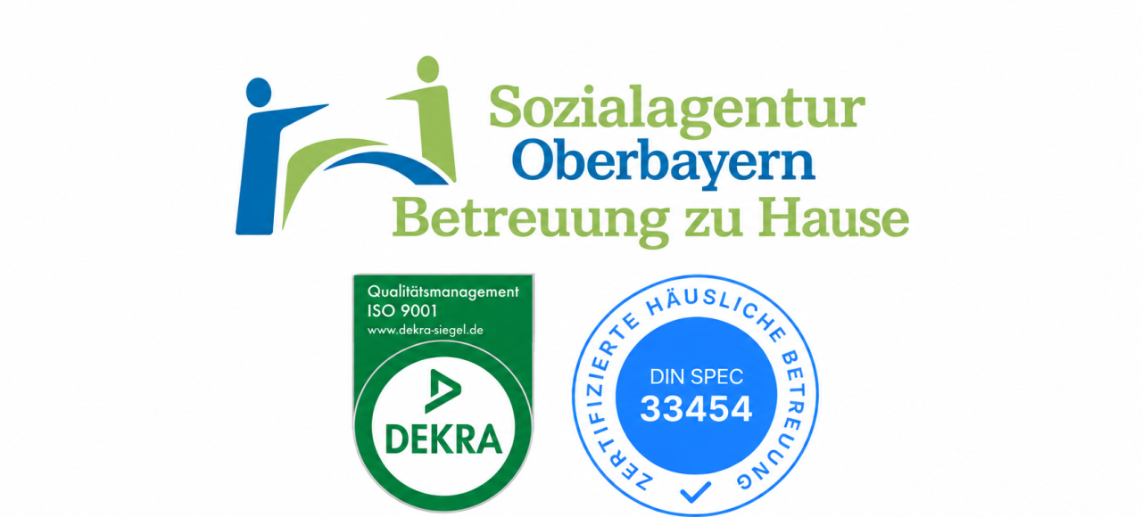 Sozialagentur Oberbayern doppelt zertifiziert: Bundesweit nur zwei von über 700 Anbietern mit DIN SPEC 33454 und ISO 9001